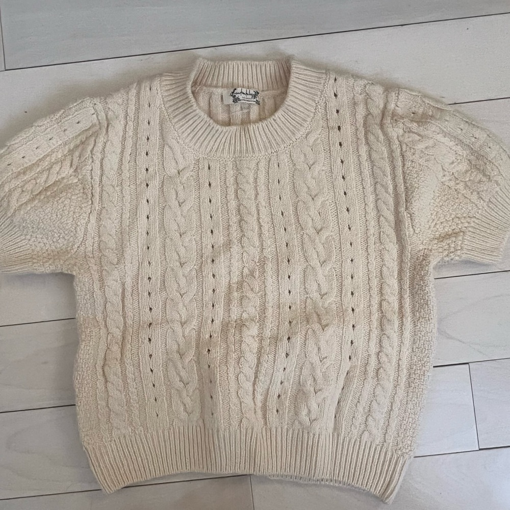 Free People Cropped Sweater